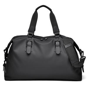 Unisex Microfiber Gym <b>Duffel</b> <b>Bag</b> with Adjustable Strap Zipper Closure 30-40L Capacity Solid Color Casual Style - Product Image 2