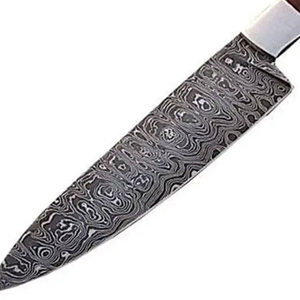 Couteau de cuisine professionnel, couteau de chef durable en acier Damas, lame en acier artisanale, manche en bois - Product Image 3