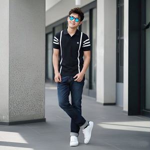 Camiseta Polo de golf sublimada impresa con logotipo personalizado OEM, camiseta polo personalizada para hombre, polos de talla grande para hombre - Product Image 2