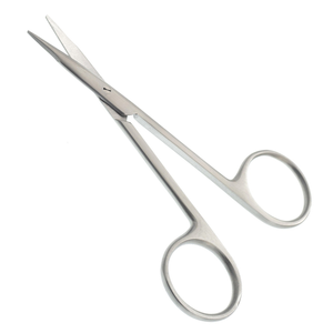 Tijeras de Tenotomía Stevens de 4 1/2 Pulgadas, Rectas, con Punta Roma, de Acero Inoxidable Quirúrgico, Instrumento Microquirúrgico Fino y Delicado para Disección - Product Image 3