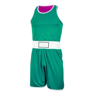 Uniforme Profesional de Competición de Kick Boxing, 100% Poliéster, Chaleco y Pantalones Cortos de Boxeo, Uniforme Deportivo Personalizado para Jóvenes - Product Image 3