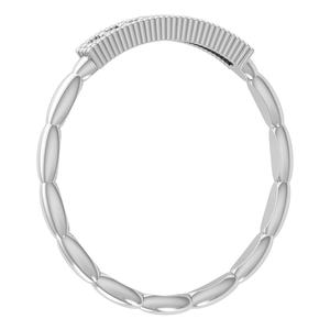 แหวนเพชรชุบทอง18กะรัตทันสมัยลูกปัดทองแบบเรียบง่ายออกแบบได้ตามต้องการสำหรับงานแต่งงานขายส่ง - Product Image 4