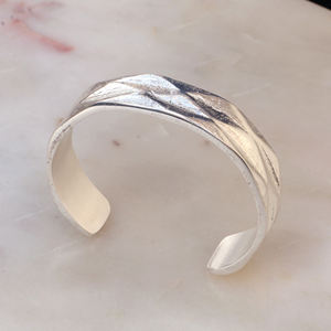 Hammered Brass <b>Cuff</b> Bracelet • Wide Gold Statement Bangle • Handmade Artisan <b>Jewelry</b> • Boho Minimalist Adjustable <b>Arm</b> <b>Cuff</b> - Product Image 3