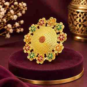 Wholesale Fashion <b>Rings</b> 14K18K24K Micron Gold Plated African & Dubai Style Traditional Bridal <b>Finger</b> <b>Rings</b> Forming <b>Finger</b> <b>Rings</b> - Product Image 2