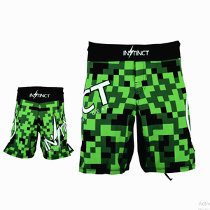 Short de compression MMA avec impression par sublimation personnalisée 100% polyester Vêtements d'arts martiaux Muay Thai pour hommes et femmes Vêtements de sport MMA - Product Image 1