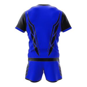 Ensemble de maillot et short de rugby personnalisés, tissu polyester à séchage rapide, tenue d'équipe, vêtements de sport pour adultes - Product Image 2