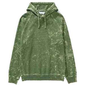 Sweat-shirts personnalisés de haute qualité pour hommes, décontractés, unis, d'hiver, en molleton délavé, mélange polyester/coton - Product Image 6
