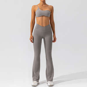Conjunto de Yoga para Mujer OEM, Leggings Elásticos y Top Corto, Ropa Deportiva - Product Image 2