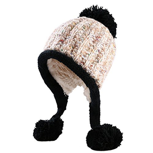 Gorro de punto con bordado de número 8, talla 8, multicolor, novedad, superventas, calidad de exportación, fibra acrílica, orejeras comunes - Product Image 2
