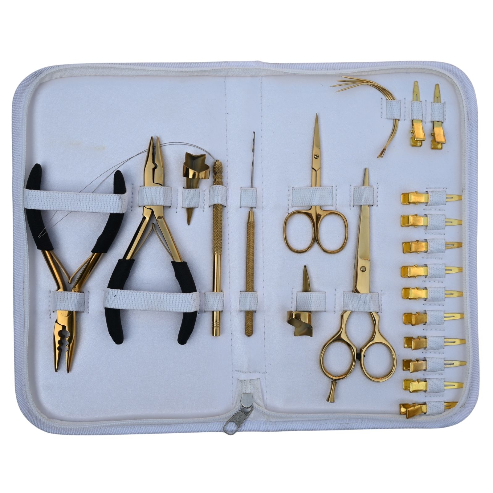 Gold 2 hair Extension Tools Kit