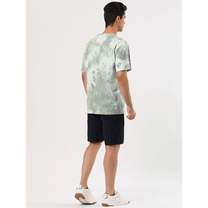 Camiseta Tie Dye Personalizada con Logotipo para Hombre, 100% Algodón, Talla Grande, Gruesa, Transpirable, Estilo Urbano y de Calle - Product Image 1