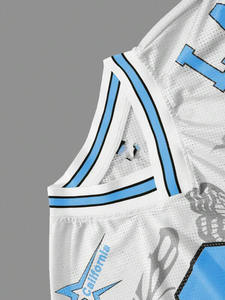 Camiseta Deportiva Unisex con Cuello en V, Estampado Gráfico 23, Estilo Urbano, Talla Grande, OEM, Venta al Por Mayor - Product Image 2