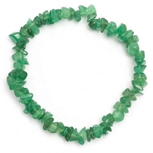 สร้อยข้อมือหินคริสตัลอะเวนจูรีนสีเขียวธรรมชาติสำหรับผู้หญิงสร้อยข้อมือแฟชั่นพลังงานสีสันสดใส - Product Image 1