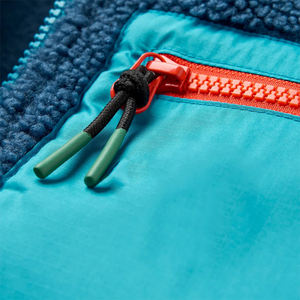 Veste polaire Sherpa pour homme, épaisseur standard, coupe-vent, col montant, fermeture éclair quart de tour, avec logo frontal et service OEM – Vente en gros - Product Image 2