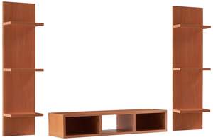 Meuble TV pour salon |   Meuble TV en bois composite pour salon, unité TV, meuble TV en bois composite avec support mural pour décodeur - Product Image 2