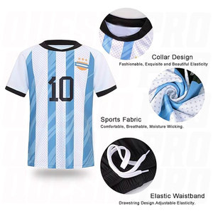 Maillots de football premium pour enfants, garçons et filles, uniforme d'entraînement de football pour jeunes, ensemble de maillots de sport pour fans, kit cadeau, ensemble de maillots de football pour jeunes - Product Image 3