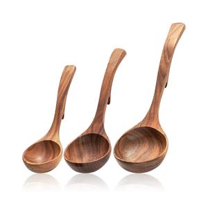 Cuchara de Madera de Primera Calidad para Cocinar y Servir Alimentos, Utensilio Natural Hecho a Mano, Disponible a Precio de Mayoreo - Product Image 2