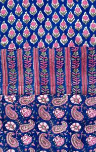 Tela estampada a mano con bloques, tela india estampada a mano, tela de algodón suave y ligera, directo de fábrica, precio al por mayor - Product Image 2