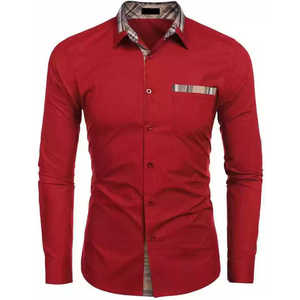 Camisas Formales e Informales de Franela para Hombre, 100% Algodón, Manga Larga, Logotipo Personalizado, Secado Rápido, Transpirables, Corte Ajustado, Botones de Cuerno - Product Image 2