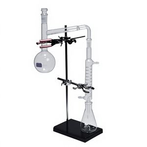 Condenseur de distillation de phénol en verre borosilicaté de haute qualité, capacité 500 ml, personnalisable OEM, équipement de laboratoire complet - Product Image 1