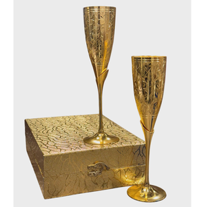 Juego de 2 vasos de latón al por mayor, diseño curvo glamuroso, alta calidad para uso en el hogar, hotel, bar, fiestas de cócteles - Product Image 5