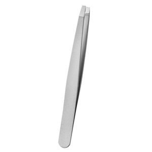 Pinzas de Cejas de Acero Inoxidable Ligeras Hechas a Mano con Punta Recta, Marca Privada Personalizada OEM/ODM para Venta en Línea - Product Image 1