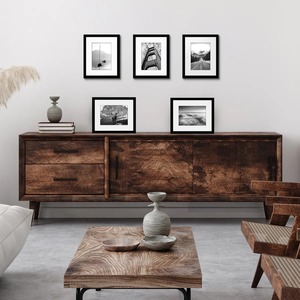 Ensemble de cadres photo modernes en métal, rectangulaires, horizontaux, à suspendre au mur, pour la décoration de la maison - Product Image 3