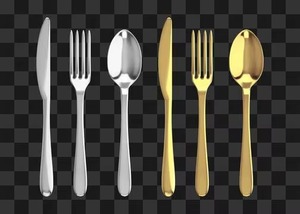 Un lujoso juego de cubiertos de latón que permite sentirse en un ambiente ceremonial, convirtiendo las comidas cotidianas en momentos de gratitud. - Product Image 6