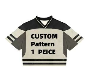 Camiseta de Fútbol Americano Personalizada, Estilo Urbano, con Logotipo Impreso, Malla Transpirable, Corte Holgado, 100% Absorbente de Humedad - Product Image 6