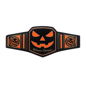 Happy Halloween Pumpkin Champion Belt Spooky Wrestling Title Belt Limited Edition Custom Design - Product Image 2