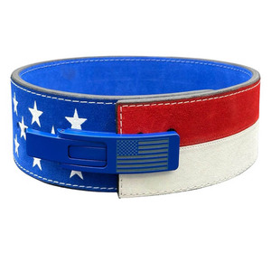 Cinturón de Cuero Resistente para Entrenamiento con Pesas, Cinturón de Gimnasio de Cuero Genuino con Hebilla de Palanca, Cinturón de Powerlifting Personalizado - Product Image 4