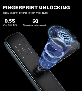 Serrure d'hôtel intelligente sans clé pour <span class=keywords><strong>France</strong></span>, application API, meilleure serrure biométrique pour porte d'hôtel, serrure à carte-clé d'hôtel - Product Image 3