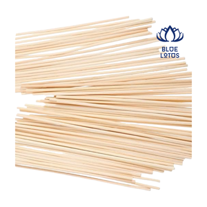 Diffuseur d'huiles essentielles de lotus bleu de haute qualité utilisant des bâtonnets en rotin naturel - Product Image 1