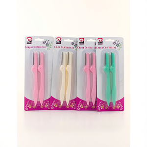 Cuchillas para Cejas Ceja Cuchillo, Set de 24 Piezas en Rosa, Blanco y Verde para Depilación Facial - Product Image 2