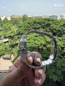 Customized Square Stainless Steel Mechanical <b>Watch</b> Sapphire Crystal Dial Moissanite Diamond Sporty Luxury Design for <b>Men</b>-Limited - Product Image 3