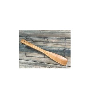 Wood <b>Shoe</b> Horn <b>Shoe</b> Lifter Natural Wood Color Custom Logo Wood <b>Shoe</b> Horn Hot Sale Best Quality Wood <b>Shoe</b> Horn With Leather Coad - Product Image 4