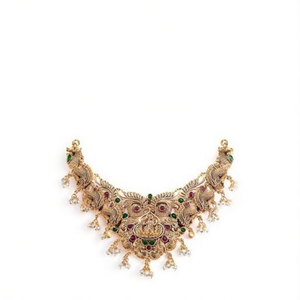 Juego de Collar Choker Jewelemarket Heritage Temple con Piedra Pota y Perla, Joyería Cultural Coleccionable-10575405PGR - Product Image 2