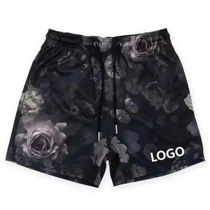 Short de sport décontracté personnalisé pour hommes 100% polyester Design en maille à séchage rapide avec fonction respirante pour la gymnastique d'été et les courses à pied - Product Image 4
