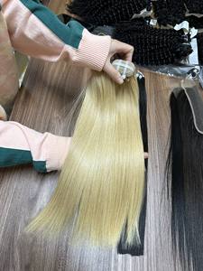 2024 Hot Bonestraight Hair <b>Extensions</b> Training Heads Female Vietnamese Hair Bundles <b>for</b> Black Women - Product Image 2