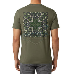 Camisetas Bordadas para Hombre, Hechas a Medida, en Grandes Cantidades, 100% Algodón, Transpirables, de Secado Rápido, Servicio OEM, Último Estilo - Product Image 4