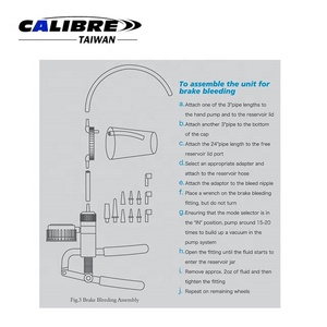 Đài Loan Calibre cầm tay bơm áp lực chân không phanh chảy máu <span class=keywords><strong>Tester</strong></span> Gauge Set, chân không bleeder cho phanh - Product Image 4