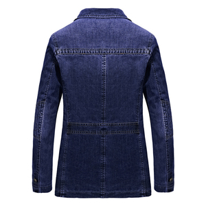 High Quality Wholesale Women's <b>Denim</b> Bomber <b>Jacket</b> Eco-Friendly High Street Winter Single Breasted Casual Outwear 100% Cotton - Product Image 6