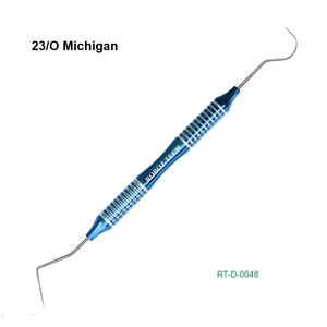 Explorador Dental Ergonómico Manual de Doble Punta 23/O Michigan Explorer RT-D-0048 de Acero Inoxidable con Certificación CE por Roboz Tech Pakistán - Product Image 1