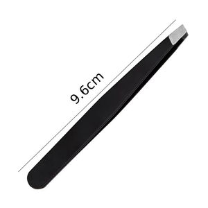 Pinza de Cejas Inclinada de Acero Inoxidable Personalizada de Alta Precisión para Depilar Pelo Fino, Ligera y Reutilizable - Product Image 6