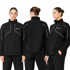 Wholesale Unisex Streetwear Jacket <b>Black</b> Zip Outdoor Tactical Outerwear Breathable <b>Windbreaker</b> Bulk Supply for USA men's jackets - Product Image 4