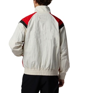 Custom Logo Breathable Front Zipper Windbreaker Jacket Crinkle Memory Fabric For Outdoor Windbreaker Jacket - Product Image 4