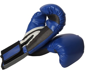 Gants de boxe professionnels en cuir PU respirant avec logo personnalisé pour la pratique du Sanda et de la Muay Thai pour garçons et filles - Product Image 3