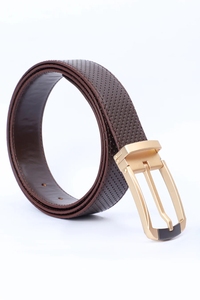 Ceinture Homme Personnalisée de Haute Qualité, Cuir Véritable OEM de Luxe, Logo Personnalisé, Style Tendance, Boucle Ardillon de Bonne Qualité, Vente en Gros 2026 - Product Image 3
