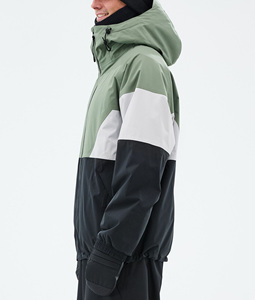 Chaqueta de Esquí y Snowboard 2026, Diseño Personalizado con Paneles Blancos y Negros, Impermeable, Transpirable y Resistente al Viento, Proveedor de Ropa de Esquí para Invierno - Product Image 5