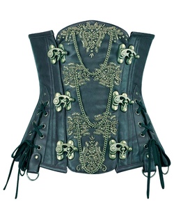 Bustiers gothiques de qualité supérieure pour femmes Corsets décorés Vintage Sexy Court Shapewear Corsets minces pour dames - Product Image 1